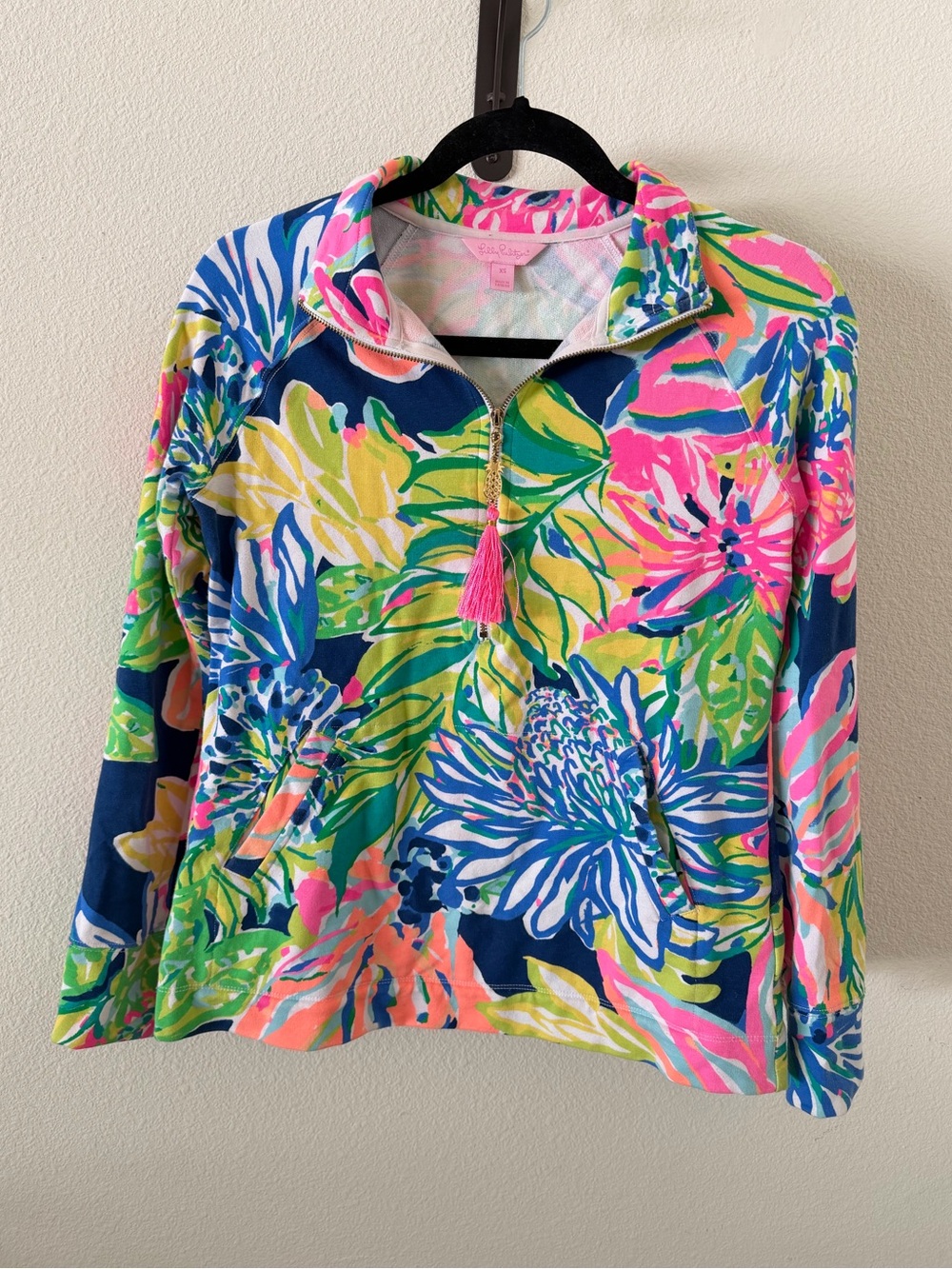 Lilly Pulitzer Skipper Popover Quarter Zip in Rare Print